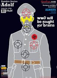 You can print it out with scoring zones or without. Zombies Nazis And Jar Jar Binks Novelty Shooting Range Targets Cbs News