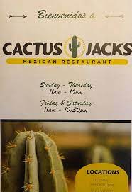 Early bird 3 courses specials available in our dublin restaurant and galway restaurant. Cactus Jack S Mexican Restaurant 18 Photos Tex Mex Restaurant 755 Club Ln Conway Ar 72034