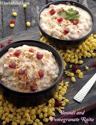 Boondi And Pomegranate Raita Recipe Boondi Anar Raita Recipe Food Recipes Healthy Snacks Recipes