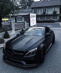 Insane Mercedes C63s Amg Do You Like The Look Of This All Black Beast Follow Loeflife For More Zedsly Classy Cars Benz Car Dream Cars