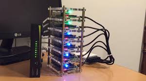 Network topology for the cluster was simple: 5 Most Popular Raspberry Pi Cluster Supercomputer Projects