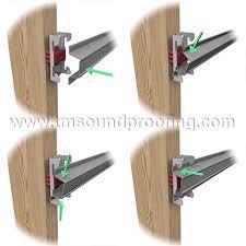 Metal Furring Hat Channel For Resilient Sound Clips Sound Proofing Home Theater Room Design Theater Room Design