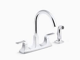rubicon two handle kitchen faucet kohler