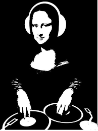 Les Bottines De Lili Musique Electronique La Joconde Dessin Noir Et Blanc
