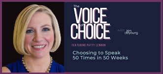 Choosing to Speak 50 Times in 50 Weeks