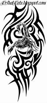 This is an extremely radical kind of tattoo. Tribal Scorpion Tattoo Emperor Scorpions Gambar Fantasi