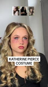 Katherine Pierce Inspired Heatless Curls for Halloween Costume