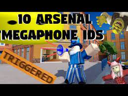 Be careful when entering in these codes, because they need to be spelled exactly as they are here, feel free to copy and paste these codes from our website straight. Arsenal Megaphone Id Codes 06 2021