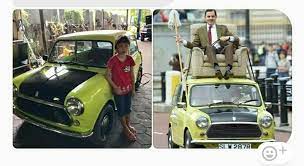 minicooper 1956 mr bean s car now arrived here in siem reap and we love vintage car insiemreap home of angkor wat vintage c vintage cars angkor angkor wat