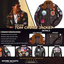 Том круз, дженнифер коннелли, вэл килмер и др. Top Gun Jacket Tom Cruise G 1 Flight Bomber Jacket