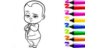 Coloriage pat patrouille (paw patrol) à imprimer. Coloriage A Imprimer Coloriage Baby Boss Dessin Facile A Colorier Coloriage Magique Youtube