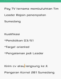 Lowongan kerja tamatan sma/smk/sederajat & d3/s1 untuk posisi: Lokersumedang Lokersumedang Twitter