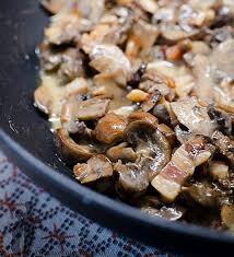 Rognons De Boeuf Aux Champignons Et Lardons 1 Rognon De Boeuf Prepare Si Votre Dealer Veut Pas Les Boeuf Aux Champignons Recette De Plat Recettes De Cuisine