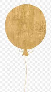 Download Premium Png Of Golden Balloon Sticker Png In Transparent Png Balloons Image Design