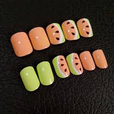 Mia secret nails royal square 500 tips in acrylic box (clear). Shiny False Nails Watermelon False Nails Orange Light Green Short Nail Tips Acrylic Nail Diy Salon Product 24pcs Z104 Short Nail Tips False Nailsnail Tips Aliexpress