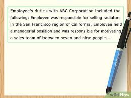 How To Write A Letter For Proof Of Employment 11 Steps