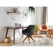 Check spelling or type a new query. Art Leon Classical Mid Century Modern Swivel Home Office Accent Armchair Desk Chair With Beech Wood Legs Dark Gray