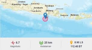 Gempa bumi berpotensi tsunami terkini. Titik Gempa Malang Ada Di Laut Bmkg Tidak Berpotensi Tsunami Suara Jatim