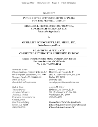 No. 22-1877 IN THE UNITED STATES COURT OF APPEALS FOR THE FEDERAL CIRCUIT  EDWARDS LIFESCIENCES CORPORATION, EDWARDS LIFESCIENCE
