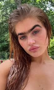 26-Year-Old model stays defiant despite receiving criticism over her  unibrow 💥 more below 👇