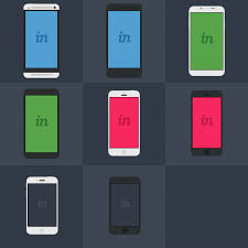 Flat Iphone And Android Mockups Fribly Android Mockup Iphone Android