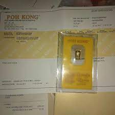 Poh kong god of wealth prosperity 999 9 gold note. Gold Bar 1g Poh Kong Luxury Accessories On Carousell