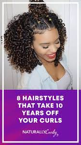 Short layered stacked bob works on all hair types from thin to thick and from straight to curly. 8 Curly Hairstyles To Make You Look Younger Curly Hair Styles Hair Styles Natural Hair Styles