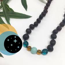 limited edition children necklace amber moon