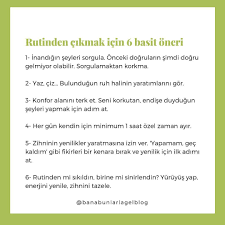 Biraz Rutinden Cikalim Mi Bugun Nasilsin Sorusuna O Kadar Cok Rutinden Sikildigina Dair Yanit Geldi Ki B Pozitif Dusunceler Motivasyon Sozleri Olumlamalar