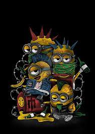  Punk Not Dead Minion By Goeshidayat Minions Wallpaper Minion Art Cartoon Art