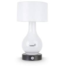This is a product that has a unique look and attractive features. Ivation 10 Inch White Battery Operated 6 Led Motion Sensing Small Table Lamp Ivamslp10 The Home Depot