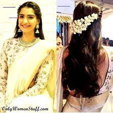 Hairstyle For Saree Indian Hairstyle For Saree Hairstyle Indian Saree Simple Hairstyle For Saree Saree Hairstyles Indian Hairstyles For Saree