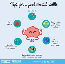 What are mornings like at your home or in your family? United Nations Exercising Regularly Eating Healthy Foods Ensuring You Get Enough Sleep Limiting Your Alcohol Intake Can All Contribute To Improved Mental Health More Tips From World Health Organization Who
