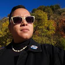 Mr. International Two-Spirit Ambassador 2024 of the 37th Annual  International Two-Spirit Gathering: Janelle (King of the Rezbians)  Niles!!!! Representing Sipekne'katik First Nation Mi'kmaq/Black Pride  🏳️‍🌈 Wela'lioq Shanda Rose & Meg Nevin for