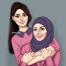 أنا و ماما girly m cute cartoon girl girly art