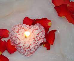 Candle Heart Rose Heart Candle Scented Candle Scented Rose Etsy Candles Heart Candle Scented Candles