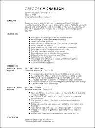 insurance resume skills resume format