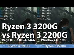 Amd ryzen 3 pro 2200g was released in 2018 and supports am4. Ryzen 3 3200g Vs Ryzen 3 2200g Vega 8 In 8 Games Igpu Benchmark Test Comparison Youtube