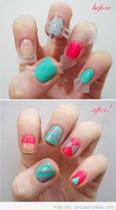 By daquimoda 1 septiembre 2009 sin categoría 0 comments. Unas Geometricas Decoraciones Con Figuras Bonitas Y Llenas De Color Unas Pintadas