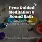 Free Guided Meditation & Sound Bath for Healthcare event image