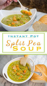Mmmm Split Pea Soup Made With Leftover Ham We Enjoy Making This Thick Soup After A Big Holiday Meal And Us Split Pea Soup Recipe Soup Appetizers Ham Soup