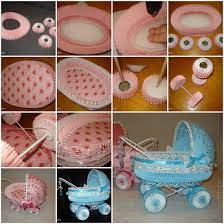 How To Make Paper Stroller For Baby Showers Diy Tutorial Instructions How To Instructio Baby Shower Crafts Baby Shower Favors Diy Diy Baby Shower Decorations