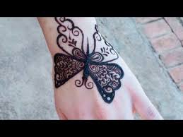 Easy Mehndi Butterfly Design For Kids L Beautiful Butterfly Henna Design Inspired Https Meh In 2020 Mehndi Designs For Beginners Mehndi Simple Henna Designs