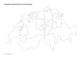 Durch klicken auf die karte oder diesen link können sie sie öffnen, drucken oder herunterladen: Schweizerkarte Zum Ausdrucken Umriss Flusse Kantone Kostenlos