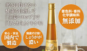ヴェーダヴィ ジンジャーシロップ