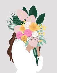 Bright Floral Illustration Digital Art Print Instant Download Printable Flower Bouquet In 2020 Floral Illustrations Digital Art Prints Illustration