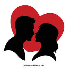 Resultado de imagen para fotos de silueta de enamorados