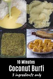 Coconut Burfi With Condensed Milk Spice Up The Curry Recipe In 2020 Sweet Dishes Recipes Coconut Barfi Recipe Coconut Burfi