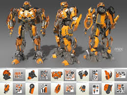 Bumblebee Dark Side Of The Moon Suit Model Diy Bumble Bee 3d Printing Diy Dark Side
