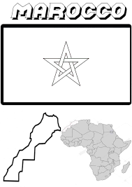 Bandiera maltese da colorare cose per crescere. Bandiera E Cartina Del Marocco Da Colorare
